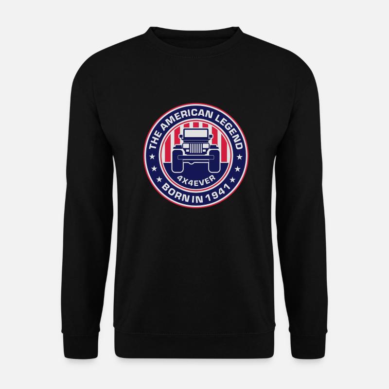 American Legend YJ - Unisex Pullover - Schwarz