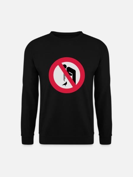 Don't Barf on Birds () - Unisex Pullover - Schwarz