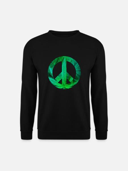 peace with Hemp - Unisex Sweatshirt - black