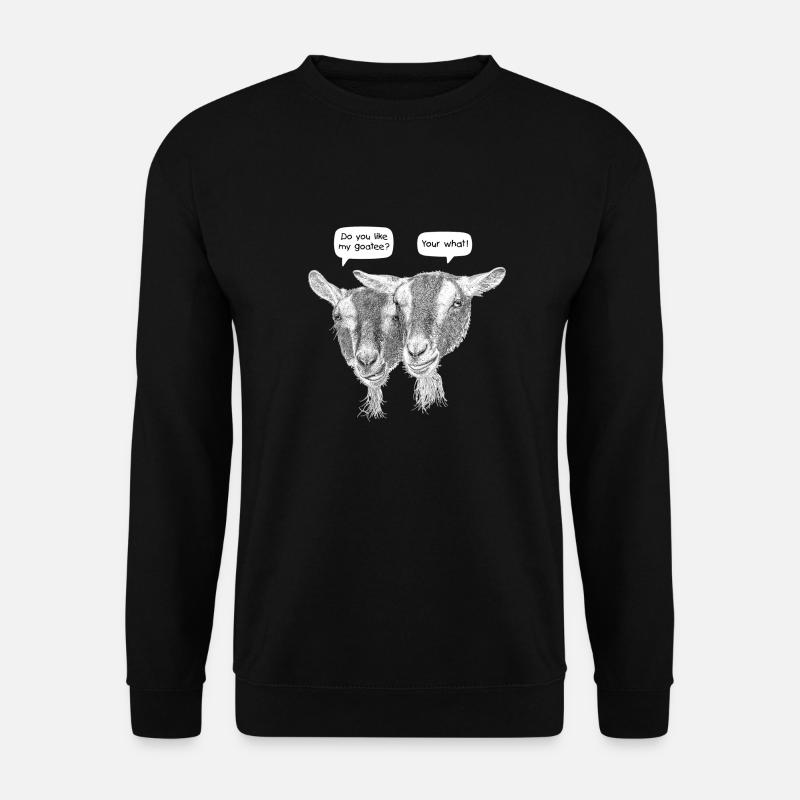 Funny Goatee Beard - Unisex Sweatshirt - black