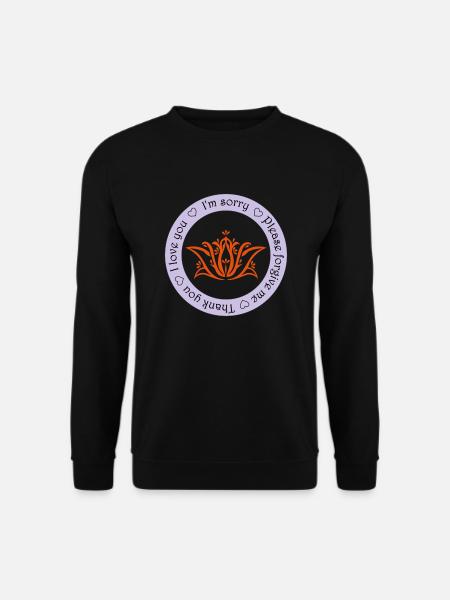 Tee shirt Bio Femme Ho oponopono - Sweat-shirt Unisexe - noir