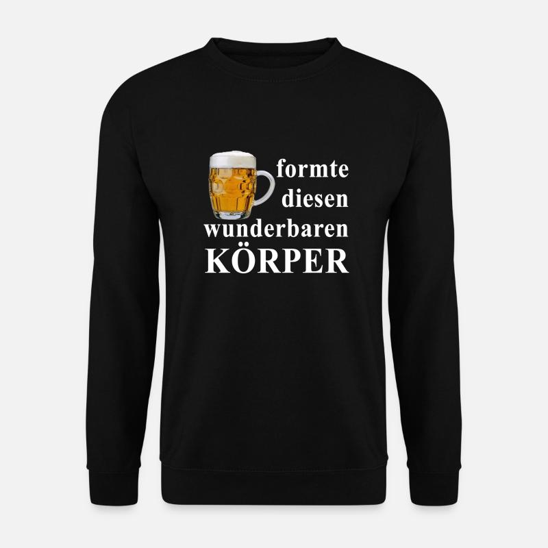wunderbarer_koerper_weiss - Unisex Sweatshirt - black