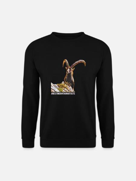 Steinbock - Unisex Pullover - Schwarz