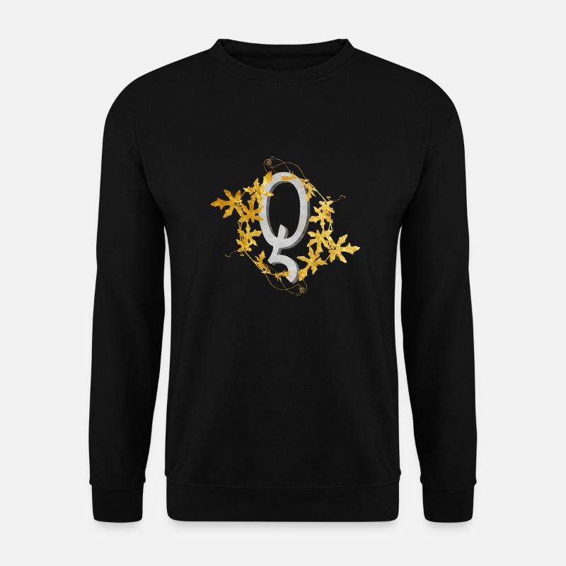 monogram-Q - Unisex Sweatshirt - black