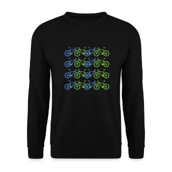 FAHRRAD - Unisex Pullover - Schwarz - Vorne - Alina (178cm) & Michal (187cm)