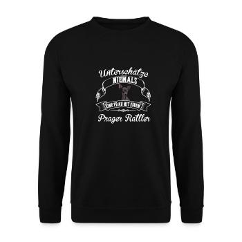PRAGER RATTLER - Unisex Pullover - Schwarz - Vorne - Alina (178cm) & Michal (187cm)