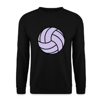 Volleyball 2 colors - Unisex Pullover - Schwarz - Vorne - Alina (178cm) & Michal (187cm)