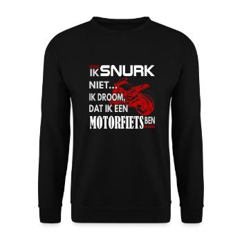 Motorrijders - Unisex Pullover - Schwarz - Vorne - Alina (178cm) & Michal (187cm)