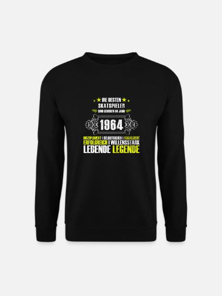 Geschenk zum 53. Geburtstag für Skatspieler - Unisex Pullover - Schwarz