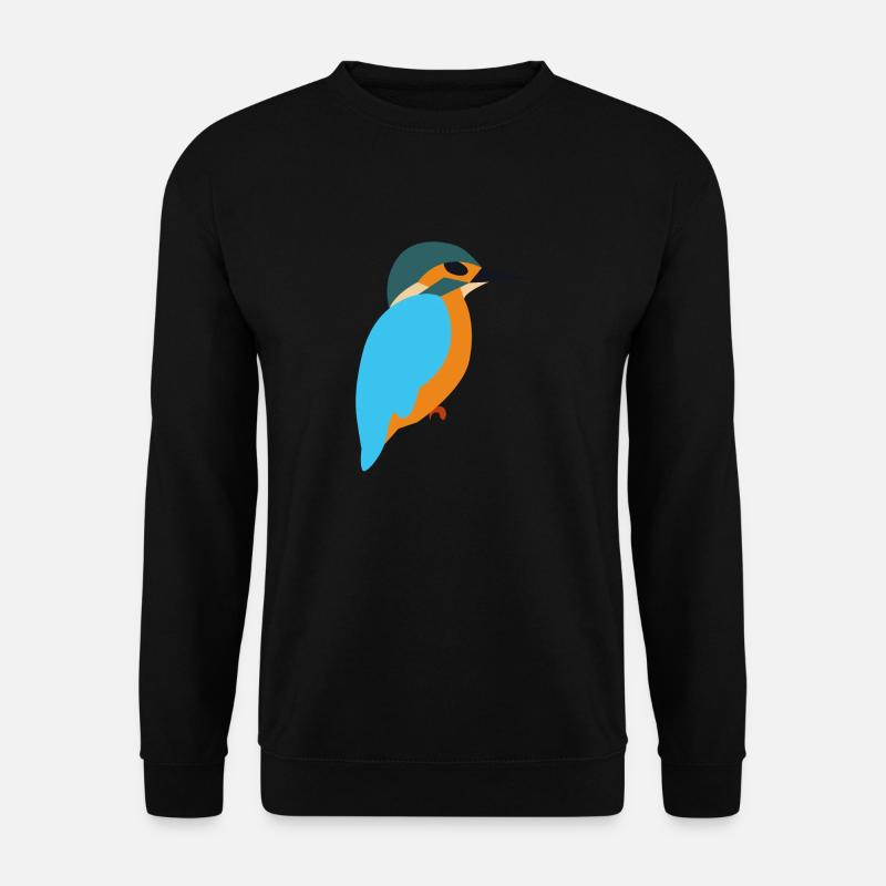 bunter Vogel - Unisex Pullover - Schwarz
