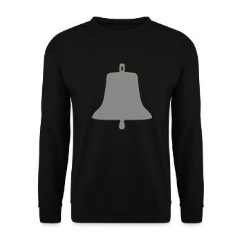 grande cloche - Sweat-shirt Unisexe - noir - Devant - Alina (178cm) & Michal (187cm)