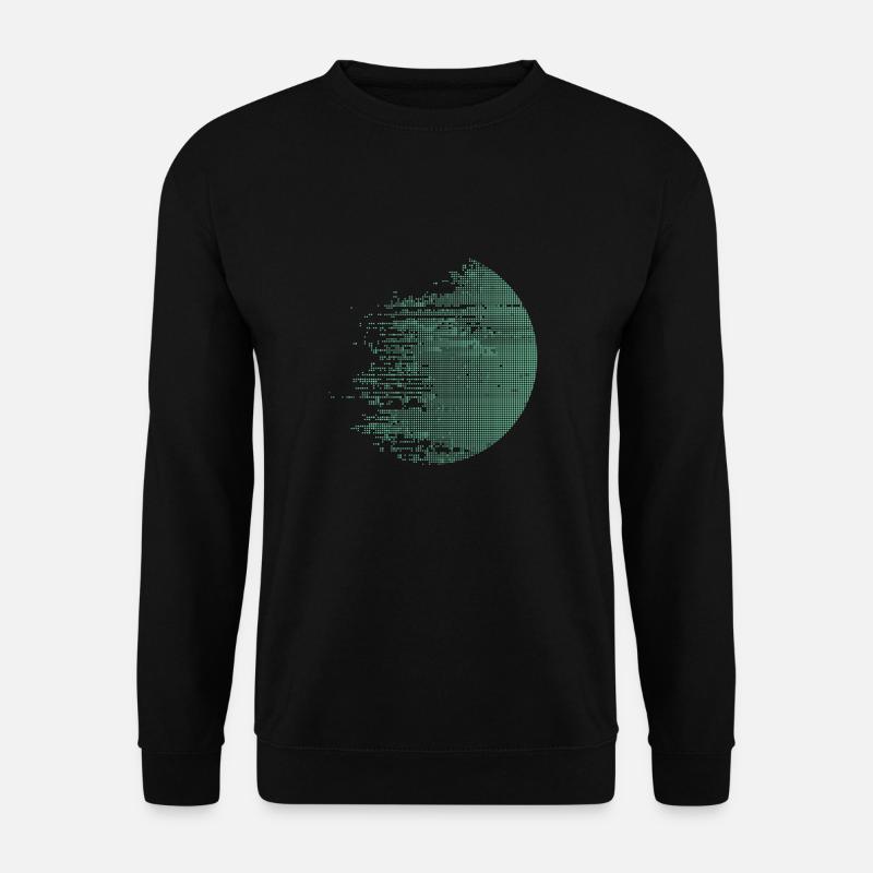 digitaler Kreis - Unisex Pullover - Schwarz