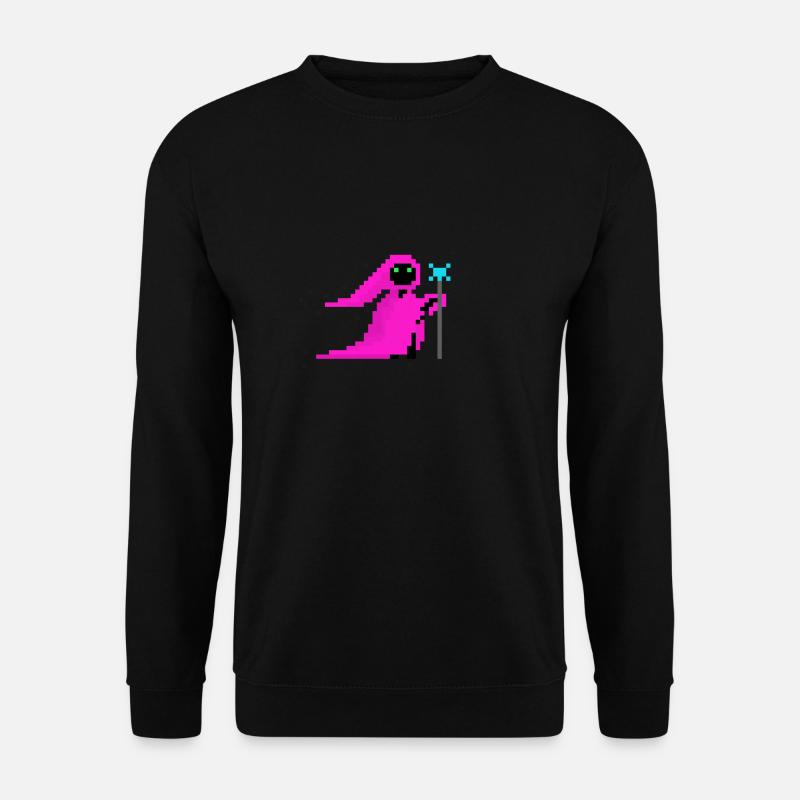 Magier rosa - Unisex Pullover - Schwarz