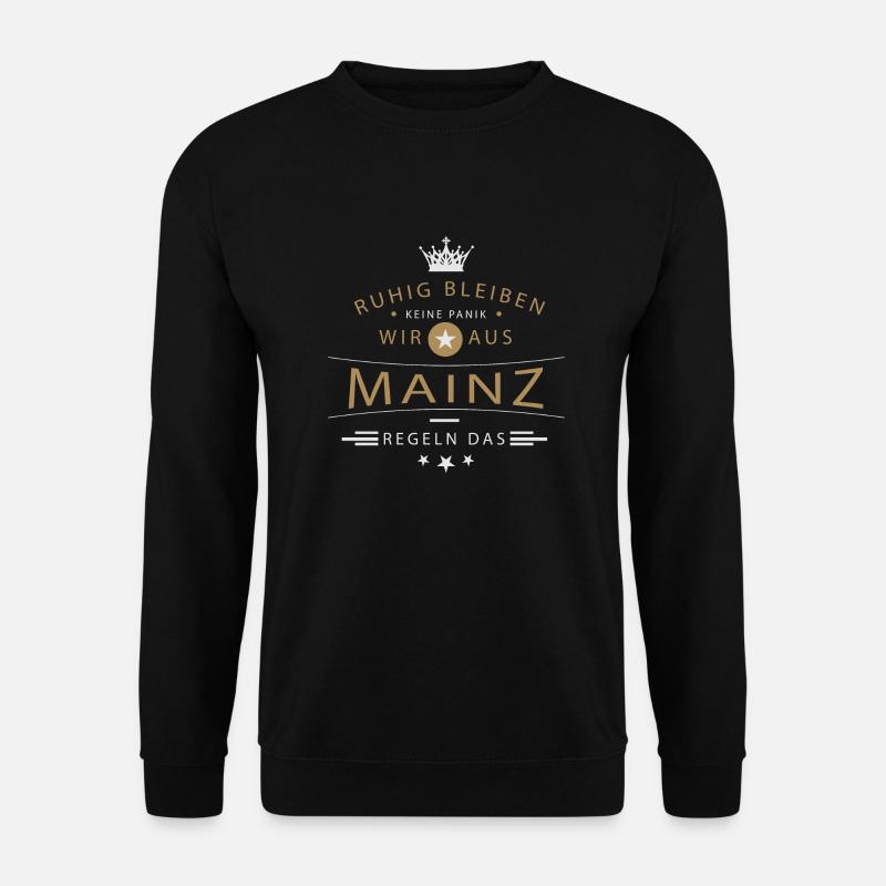 Ruhig bleiben Mainz - Unisex Pullover - Schwarz