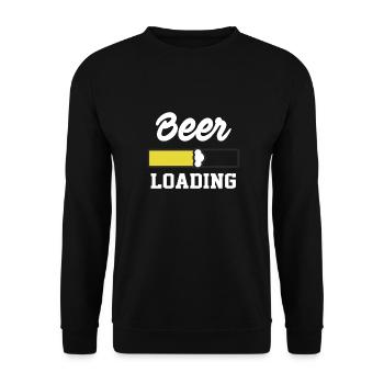 Bière Refuel énonciations drôles - Sweat-shirt Unisexe - noir - Devant - Alina (178cm) & Michal (187cm)