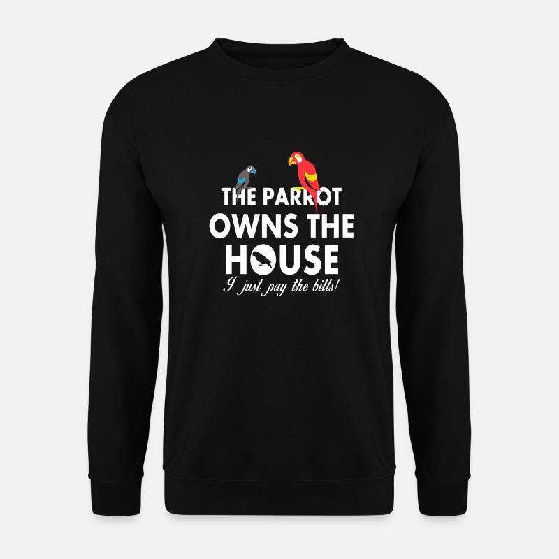Parrot lovers - Unisex Sweatshirt - black