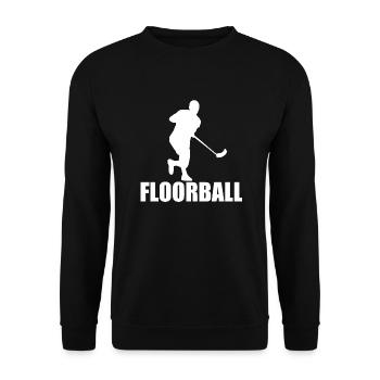 Floorball - Sweat-shirt Unisexe - noir - Devant - Alina (178cm) & Michal (187cm)