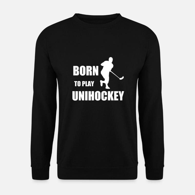 Unihockey - Unisex Pullover - Schwarz