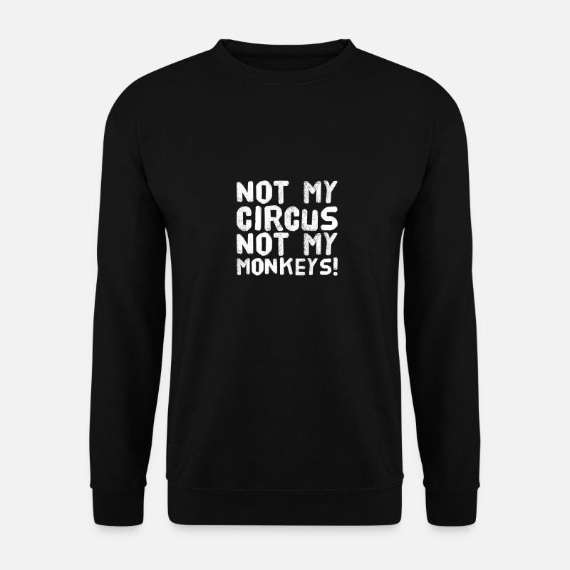 Monkey Circus - Unisex Pullover - Schwarz