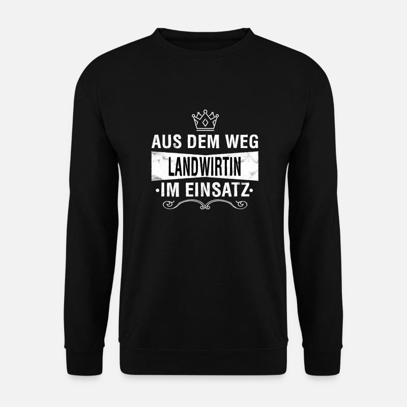 LANDWIRTIN - Unisex Pullover - Schwarz
