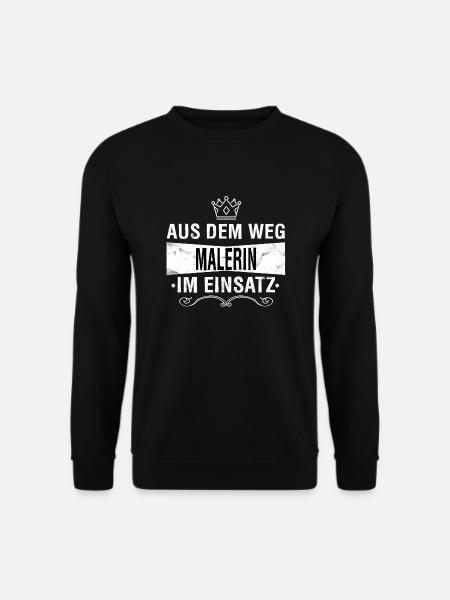 MALERIN - Unisex Pullover - Schwarz