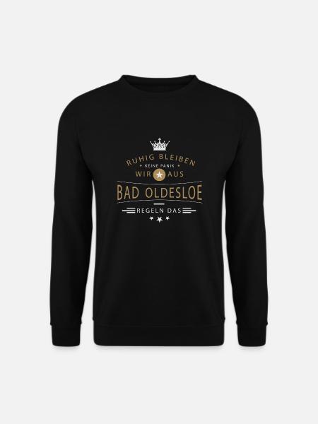 Bad Oldesloe cooles Souvenir und witziges Andenken - Unisex Pullover - Schwarz