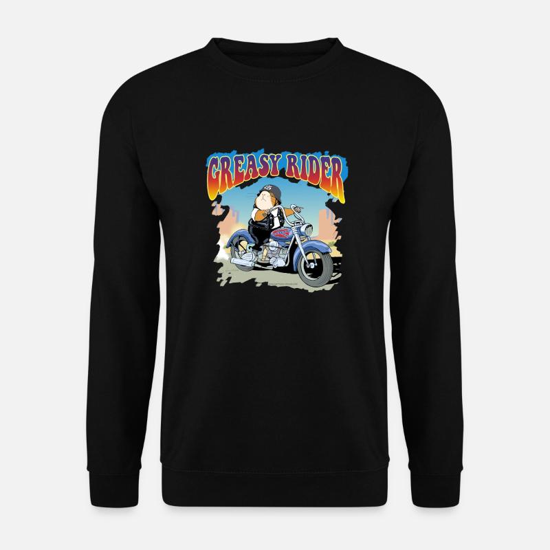 Greasy Rider - Unisex Sweatshirt - black