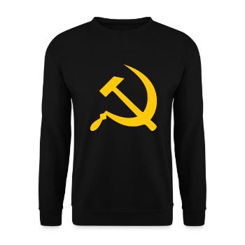 Communisme - Sweat-shirt Unisexe - noir - Devant - Alina (178cm) & Michal (187cm)