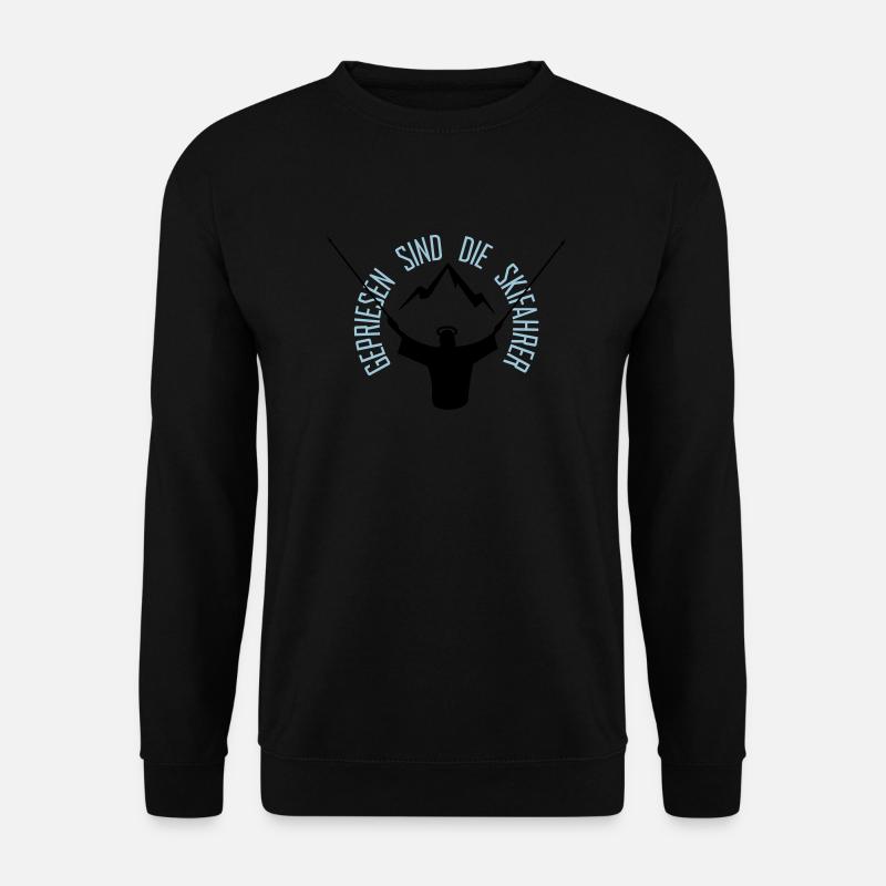 GEPRISEN SIND DIE SKIFAHR - Unisex Pullover - Schwarz
