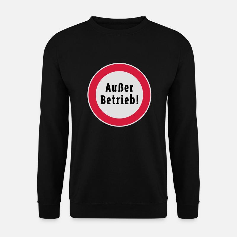 Außer Betrieb! (3C) - Unisex Pullover - Schwarz