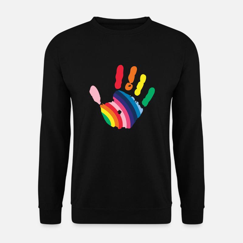 Hand - Unisex Pullover - Schwarz