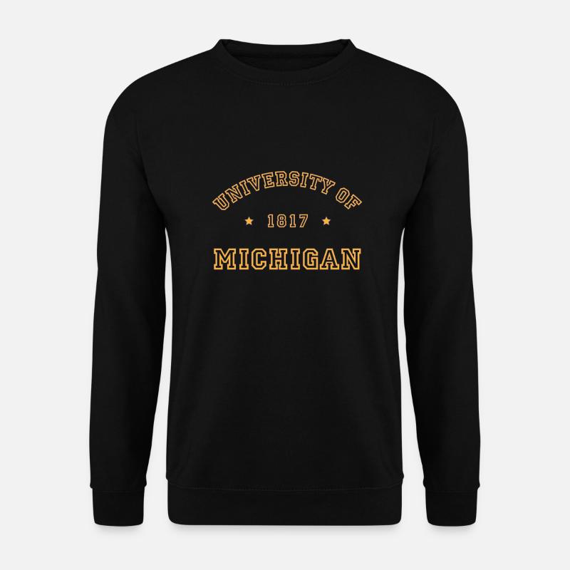 University of Michigan - Unisex Pullover - Schwarz