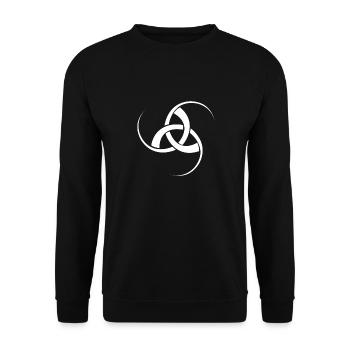 Triskell - Unisex Sweatshirt - black - Front - Alina (178cm) & Michal (187cm)