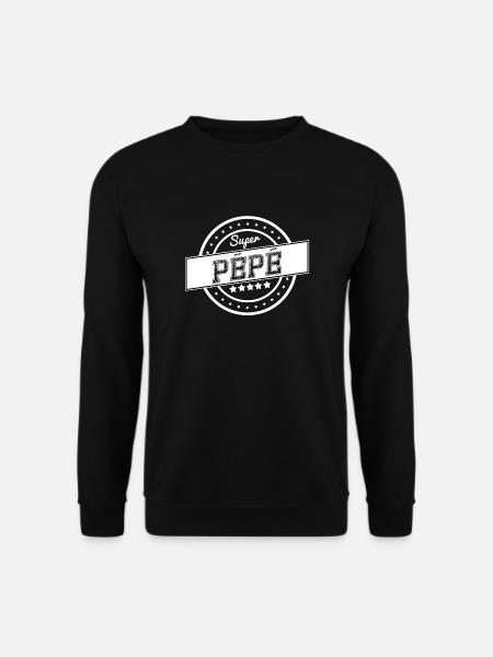 Super pépé - blanc - Sweat-shirt Unisexe - noir