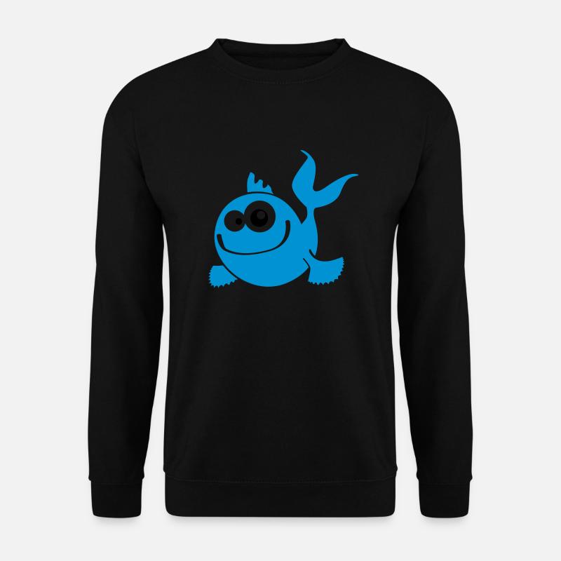 fish - Unisex Sweatshirt - black
