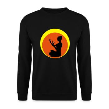 Joga - Unisex Pullover - Schwarz - Vorne - Alina (178cm) & Michal (187cm)