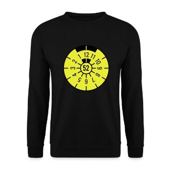 TÜV 1952 - Unisex Sweatshirt - black - Front - Alina (178cm) & Michal (187cm)