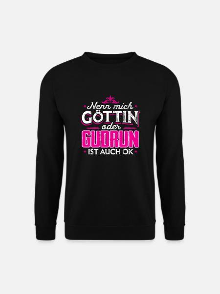 GUDRUN - Göttin - Unisex Pullover - Schwarz