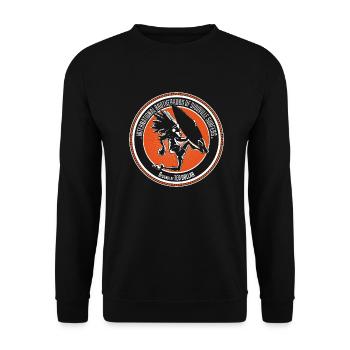 Siouville Surf - Sweat-shirt Unisexe - noir - Devant - Alina (178cm) & Michal (187cm)