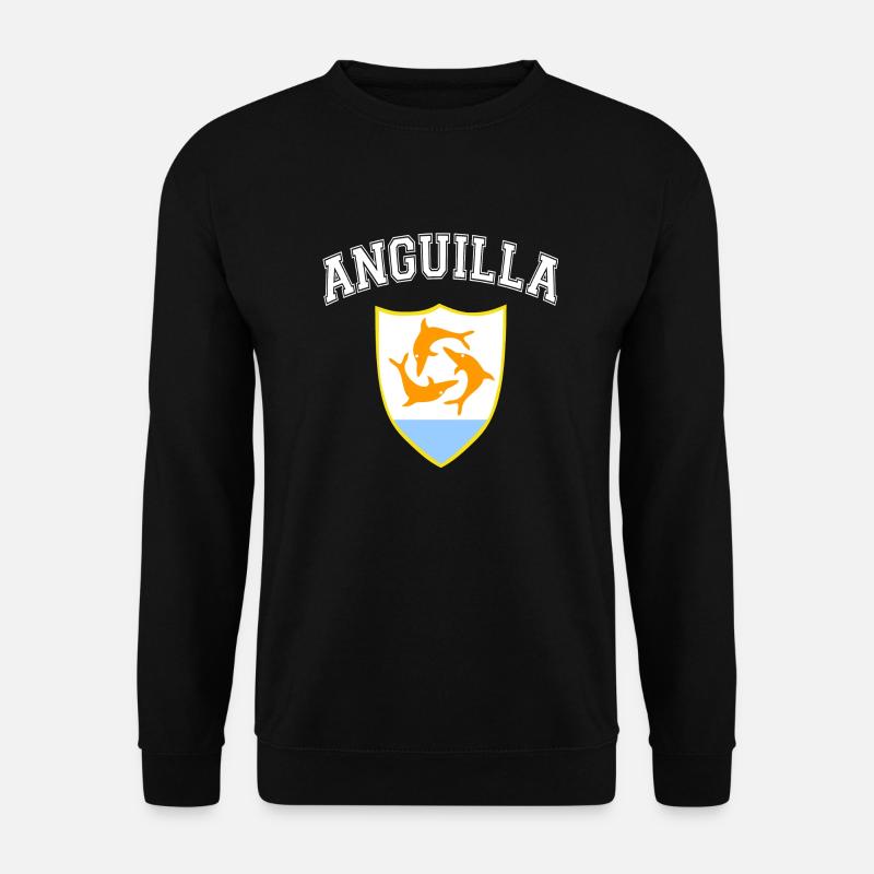 Anguilla - Unisex Pullover - Schwarz
