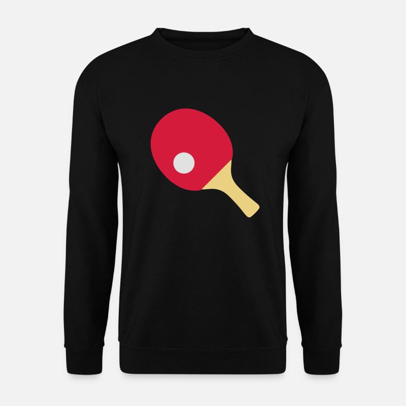 table tennis paddle - Unisex Sweatshirt - black