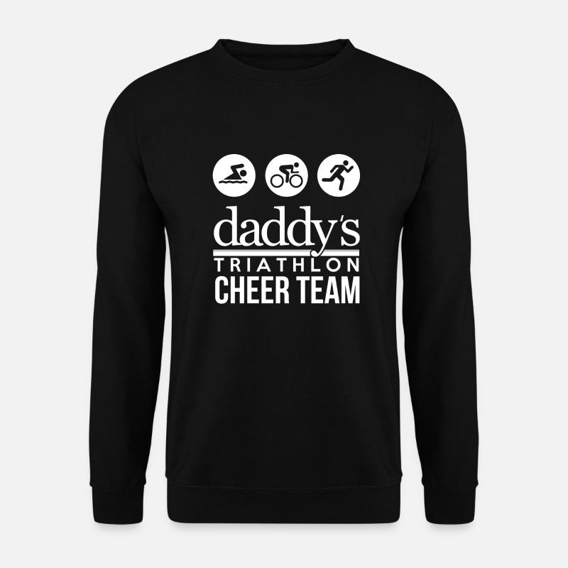 Daddy's Triathlon Cheer Team - Unisex Sweatshirt - black