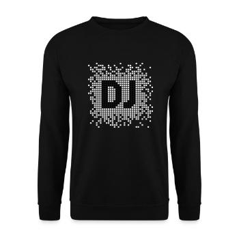 DJ Pixel - Unisex Sweatshirt - black - Front - Alina (178cm) & Michal (187cm)