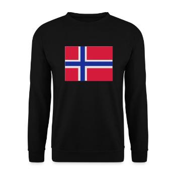 NORGE - Sweat-shirt Unisexe - noir - Devant - Alina (178cm) & Michal (187cm)