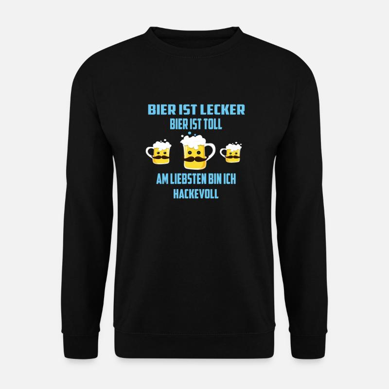 Bier - Unisex Pullover - Schwarz