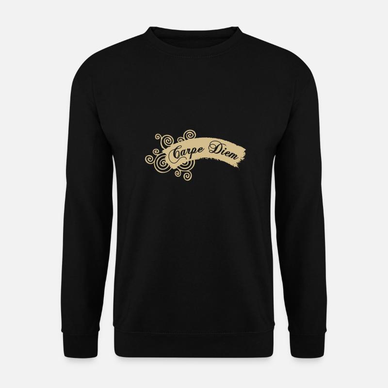 Carpe Diem de - Unisex Pullover - Schwarz