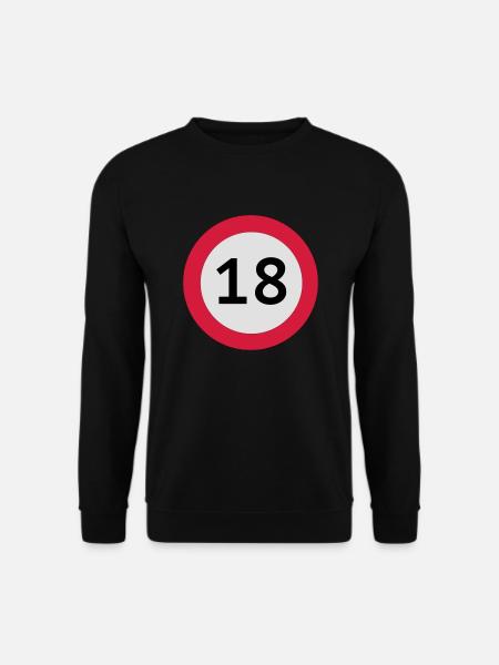 18 geburtstag 18er geburtstag 18.geburtsttag - Unisex Pullover - Schwarz