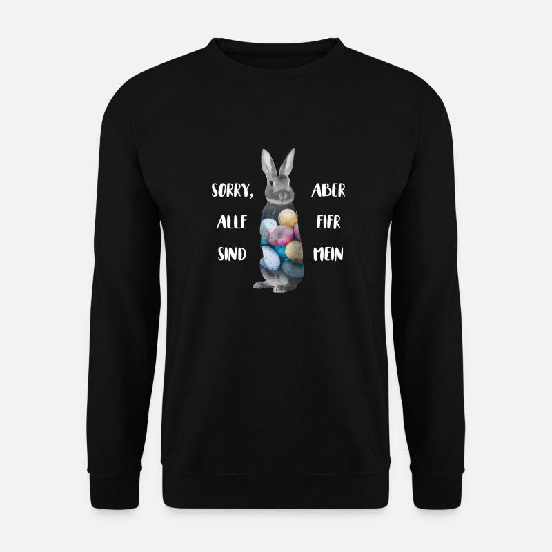 Oster Hase - Alles Mein - Unisex Pullover - Schwarz