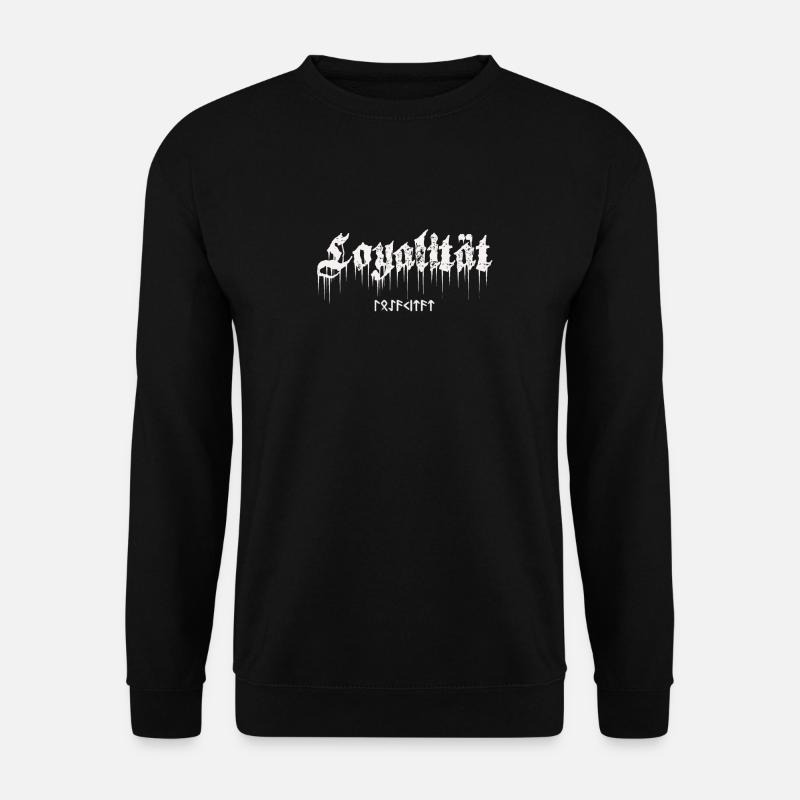 Loyalität Vorn - Unisex Pullover - Schwarz