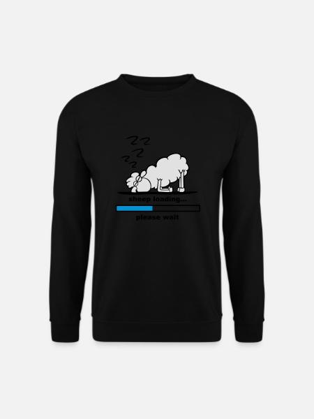 sheep loading - Unisex Pullover - Schwarz